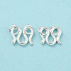 925 Sterling Silver S-Hook Clasps STER-K175-06A-S-2