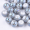 Electroplate Glass Beads X-EGLA-S178-07C-1