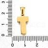 Golden 304 Stainless Steel Pendants STAS-K300-01G-T-3