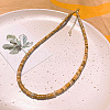 Natural Crazy Agate Heishi Graduated Beaded Necklaces JO0051-2-1