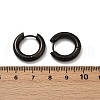 202 Stainless Steel Polishing Hoop Earrings EJEW-M106-02EB-02-5