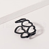 Hollow Out Heart Alloy Cuff Rings FS-WG233AB-03-1