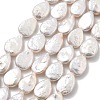 Natural Baroque Keshi Pearl Beads Strands PEAR-P064-17A-01A-2