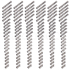 GOMAKERER 2000Pcs 4 Styles Glass Twisted Bugle Beads SEED-GO0001-09C-1