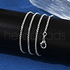 1.5mm Rack Plating Brass Box Chain Necklaces for Women Men MAK-L044-21P-2