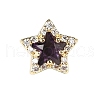 Brass Micro Pave Cubic Zirconia Beads KK-D379-01G-12-1