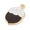 Food Series Alloy Enamel Pendants ENAM-Z010-04C-KCG-2