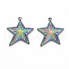 201 Stainless Steel Pendants STAS-S119-031-2