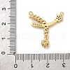 Brass Micro Pave Cubic Zirconia Pendants KK-P308-75G-3