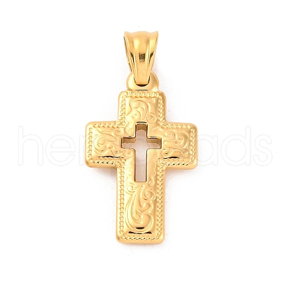 304 Stainless Steel Pendants STAS-L286-03G-1