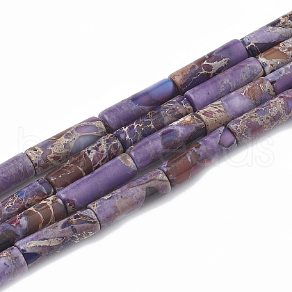 Synthetic Imperial Jasper Beads Strands G-S322-002B-1-1