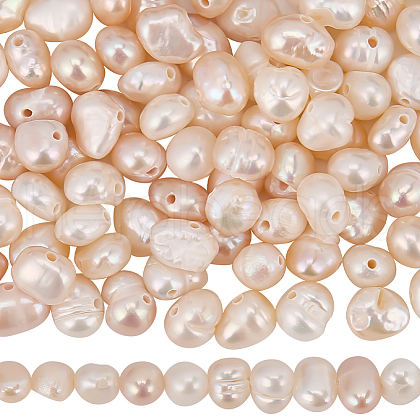 SUNNYCLUE 3 Strands Natural Cultured Freshwater Pearl Beads Strands PEAR-SC0001-22-1