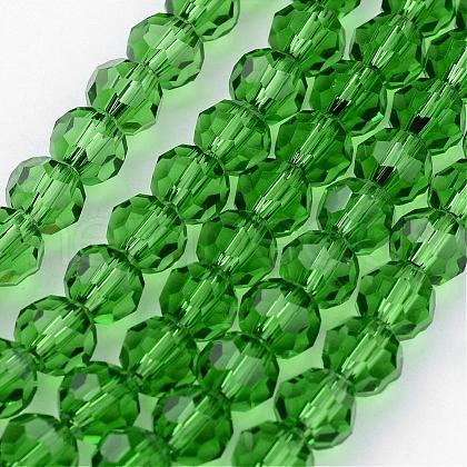 Transparent Glass Bead Strands GLAA-G013-8mm-54-1