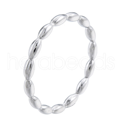 Non-Tarnish 201 Stainless Steel Rice Wrap Finger Ring for Men Women RJEW-N038-132P-1