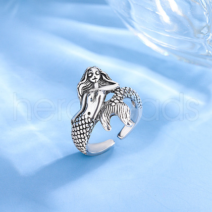 Mermaid Brass Adjustable Cuff Rings FS-WG8D672-01-1