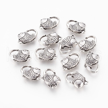 Alloy Fish Lobster Claw Clasps LF15Y-1