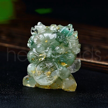 Resin PiXiu Figurine Display Decorations PW-WG22F9A-14-1