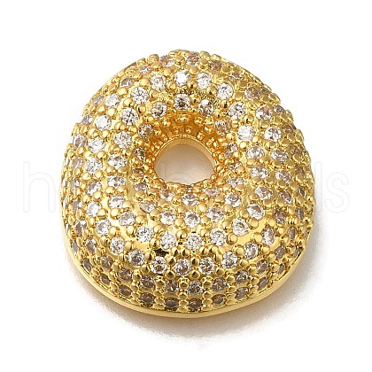 Brass with Cubic Zirconia Pendant KK-Q818-02O-G-1
