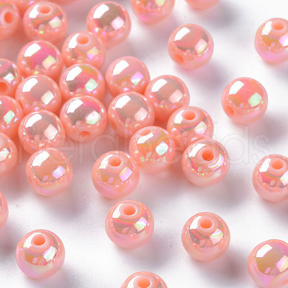 Opaque Acrylic Beads X-MACR-S370-D8mm-A12-1