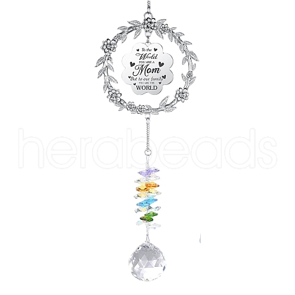 Teardrop Glass Suncatcher for Windows Rainbow Maker PW-WG78F3B-03-1