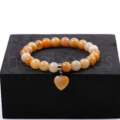 Natural Topaz Jade Stretch Bracelets ZS4670-7-1