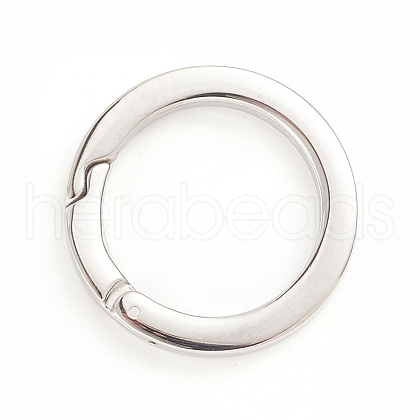 Tarnish Resistant 304 Stainless Steel Spring Gate Rings STAS-I133-14A-1