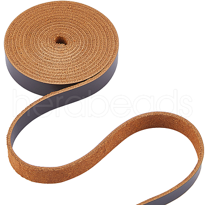 2M Flat AB Grade Cowhide Leather Cord AJEW-WH0479-73B-01-1