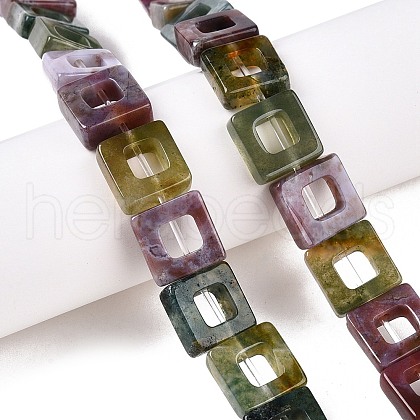 Natural Indian Agate Beads Strands G-N342-102D-1