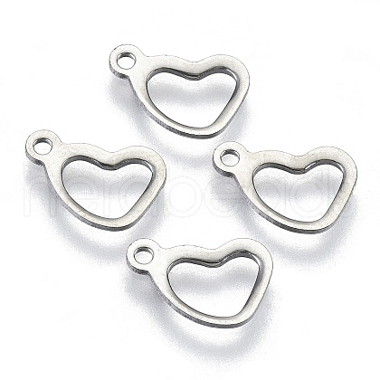 Non-Tarnish 201 Stainless Steel Charms STAS-R116-010-1
