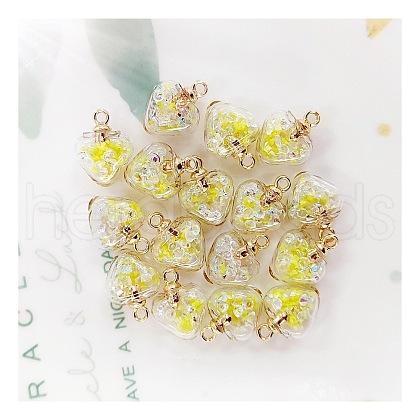 Luminous Glow in the Dark Glass Pendants FIND-PW0017-20C-1