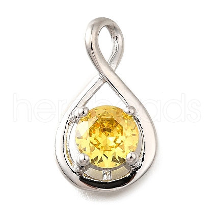 925 Sterling Silver Pave Cubic Zirconia Pendants STER-V001-03P-11-1