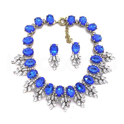 Alloy Rhinestone Jewelry Sets FS-WG3ECD0-02-1
