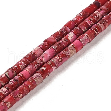 Synthetic Regalite/Imperial Jasper/Sea Sediment Jasper Beads Strands G-F765-E02-01-1