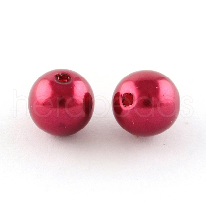 ABS Plastic Imitation Pearl Round Beads X-SACR-S074-20mm-A38-1