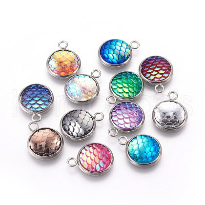 Resin Pendants RESI-L024-M-1