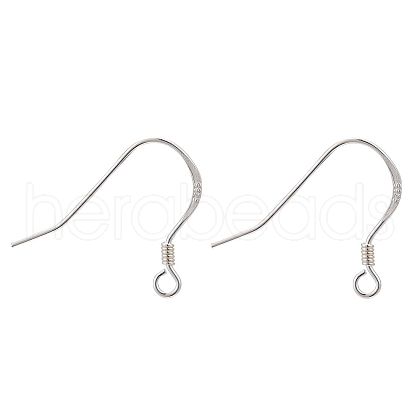 925 Sterling Silver Earring Hooks STER-K167-049C-S-1