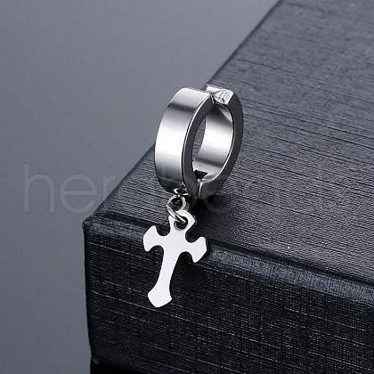 316 Surgical Stainless Steel Clip-on Earrings WG5D3F4-03-1