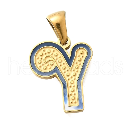 304 Stainless Steel Pendants STAS-K297-01G-Y-1