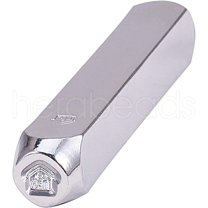 Iron Metal Stamps AJEW-BC0005-39G-1