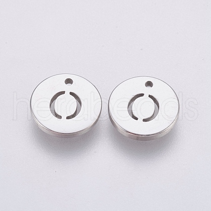 Non-Tarnish 304 Stainless Steel Charms STAS-P212-15P-15-1