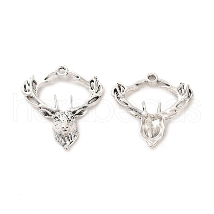 Tibetan Style Alloy Pendants TIBE-B001-18AS-1