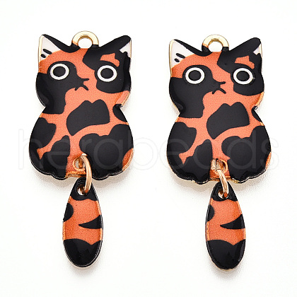 Alloy Enamel Pendants FIND-Q102-12E-1