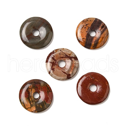 Natural Polychrome Jasper/Picasso Stone/Picasso Jasper Pendants G-L528-19-1