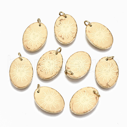 304 Stainless Steel Pendants STAS-S116-031G-1