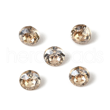 Glass Rhinestone Cabochons GLAA-A018-4mm-001GS-1