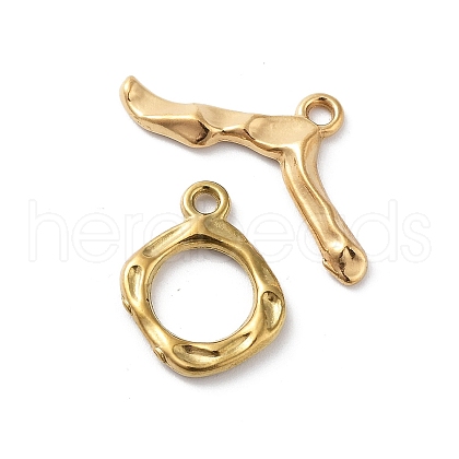 Ion Plating(IP) 304 Stainless Steel Toggle Clasps STAS-A092-03G-1