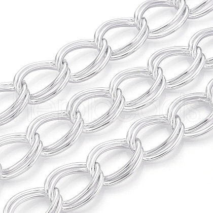 Aluminium Double Curb Chains CHA-N004-04P-1