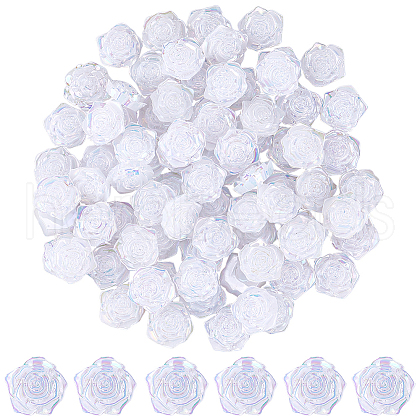 SOFPLATE 100Pcs Opaque ABS Plastic Cabochons KY-SP0001-16A-1