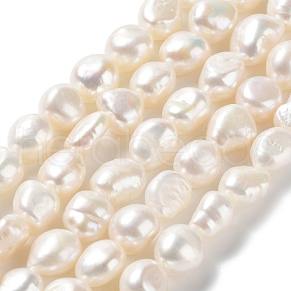 Natural Cultured Freshwater Pearl Beads Strands PEAR-Z002-22-1