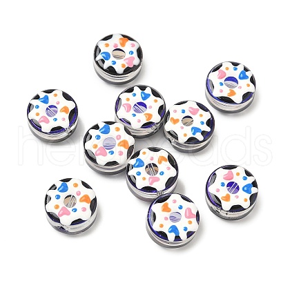 Handmade Lampwork Enamel Beads LAMP-U004-05B-07-1